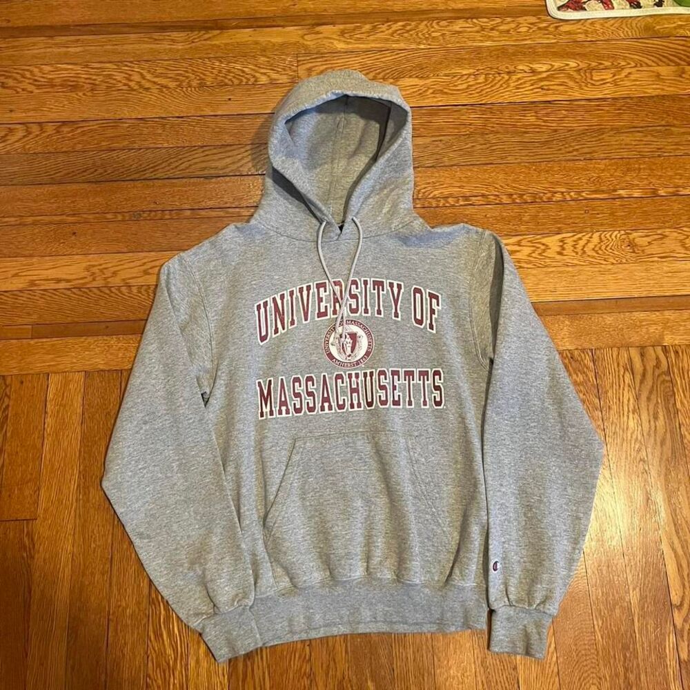 Y2K champion university of Massachusetts hoodie